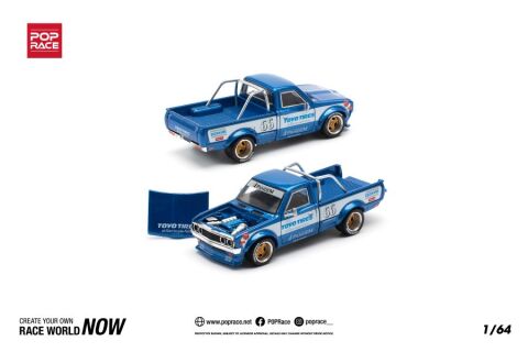 Pop Race 1/64 Pandem Datsun 620 Blue