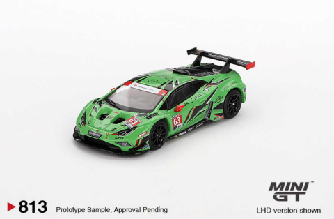 Mini GT 1/64 Lamborghini Huracán GT3 EVO2 Iron Lynx IMSA 2023 Daytona 24 Hrs