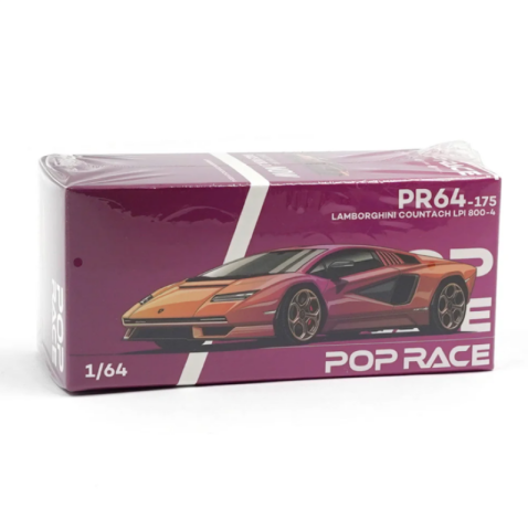 Pop Race 1/64 Lamborghini LPI800-4 Blu Hal