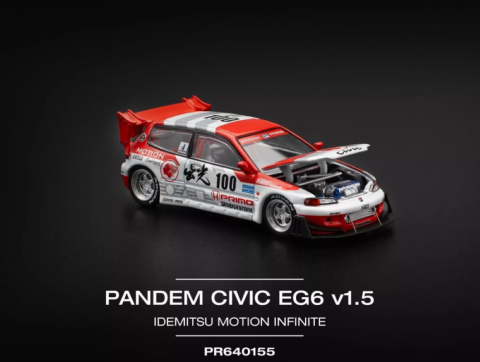 Pop Race Honda Civic EG6 Pandem V1.5 Idemitsu Motion Infinite