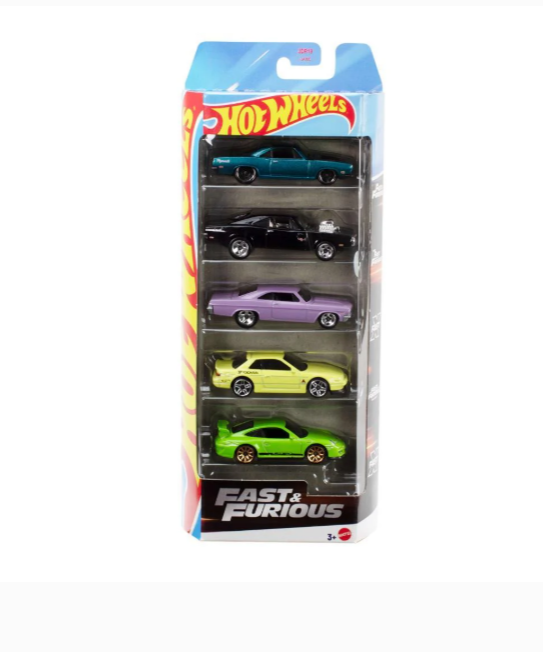 Hot Wheels Fast & Furious 2025 5’ li Araba Seti JDR19
