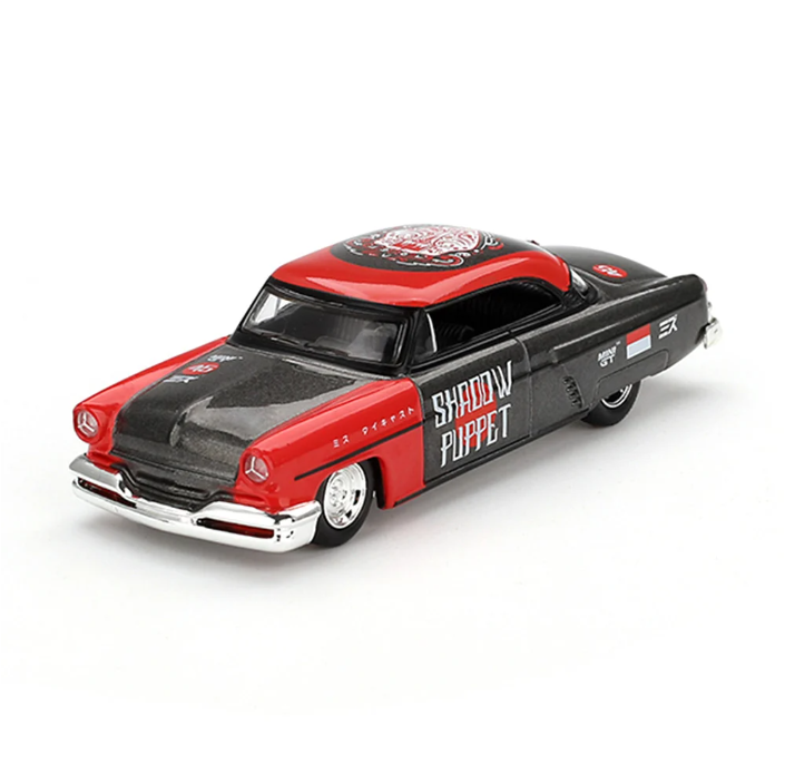 Mini GT 1/64 Lincoln Capri Hot Rod 1954 ''Shadow Puppet'' MINI GT x MIZU Diecast