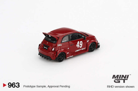 Mini GT 1/64 LB-WORKS x Abas Works ABARTH 595 Red