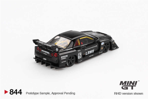 1/64 Nissan LB-ER34 Super Silhouette SKYLINE Black - Blister Paket