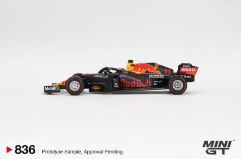 Mini GT 1/64 Red Bull RB16B Sergio Pérez 2021 Azerbaijan Grand Prix Winner - Blister Paket