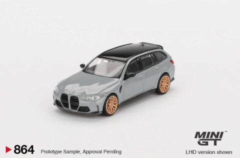 Mini GT 1/64 BMW M3 Competition Touring Brooklyn Grey