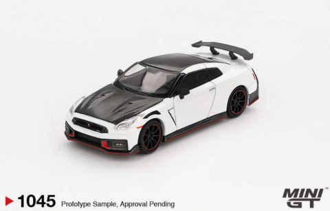 Mini GT 1/64 Nissan GT-R Nismo 2024 Brilliant White Pearl