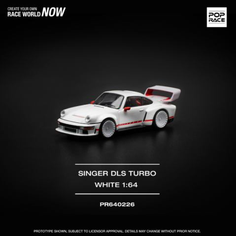 Pop Race Porsche Singer DLS Turbo White