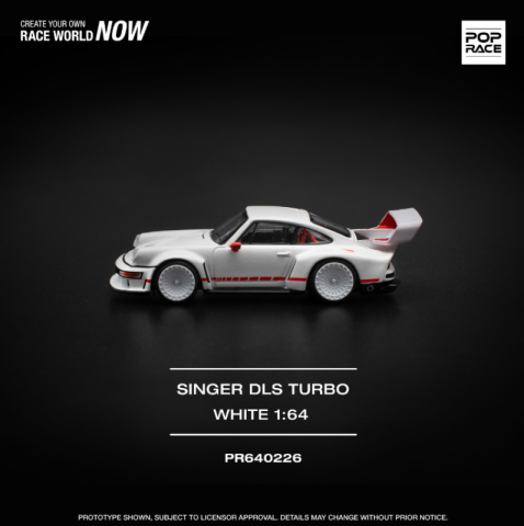 Pop Race Porsche Singer DLS Turbo White
