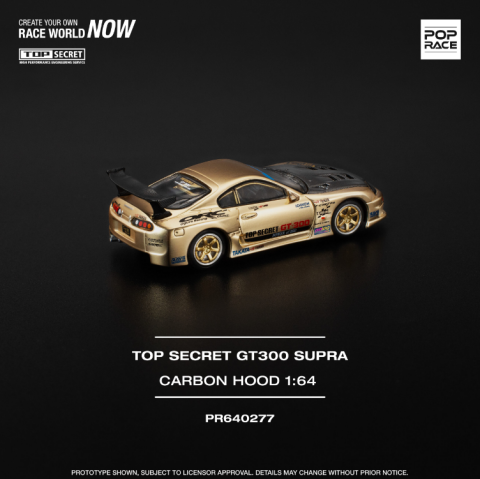 Pop Race 1/64 Toyota Top Secret GT300 Supra