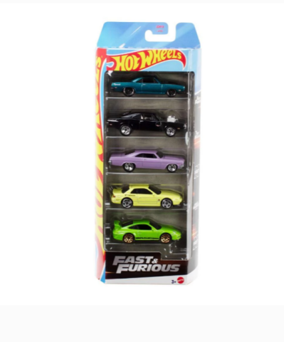 Hot Wheels Fast & Furious 2025 5’ li Araba Seti JDR19