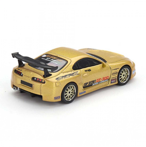 Mini GT 1/64 Toyota Supra (A80) Top Secret GT-300 Top Secret Gold - Blister Paket