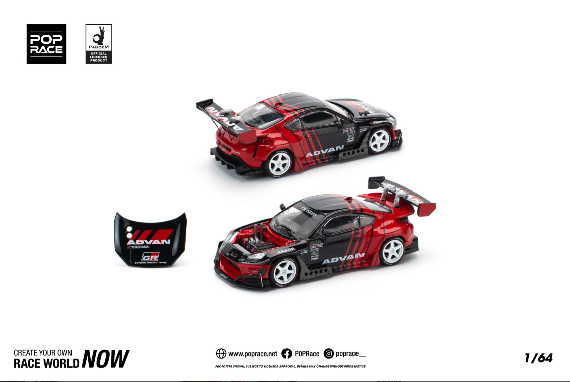Pop Race 1/64 PANDEM GR86 – ADVAN