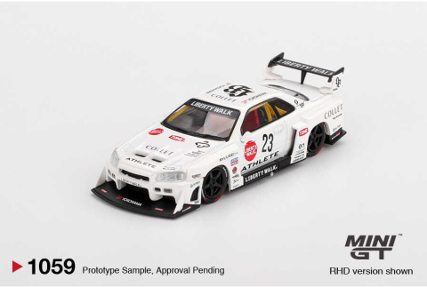 Mini GT 1/64 Nissan LB-ER34 Super Silhouette ATHLETE/COLLET