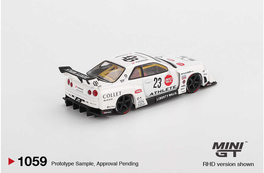 Mini GT 1/64 Nissan LB-ER34 Super Silhouette ATHLETE/COLLET