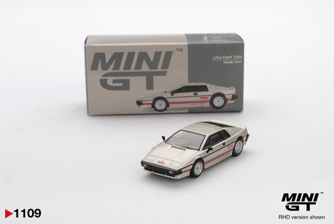 Mini GT 1/64 Lotus Esprit Turbo Metallic Silver