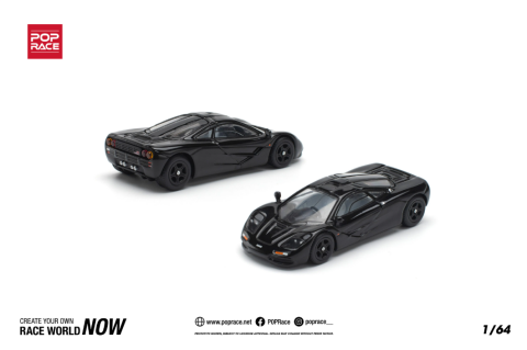 Pop Race McLaren F1 Jet Black 1:64