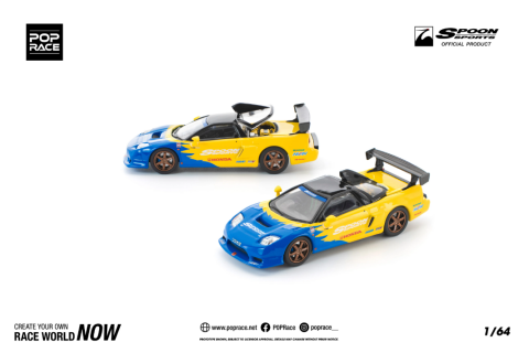 Pop Race Honda NSX-R GT Spoon Sports 1:64 Diecast