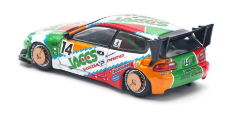 Pop Race PR640128 1/64 Pandem Civic EG6 V1.5 *Jaccs*, Various