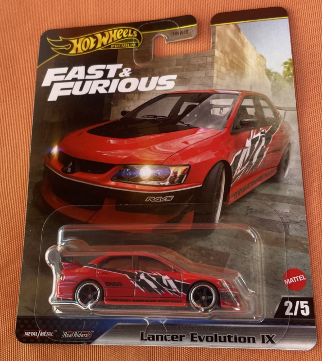 Hot Wheels 2025 Hızlı ve Öfkeli Lancer Evolution IX Kırmızı